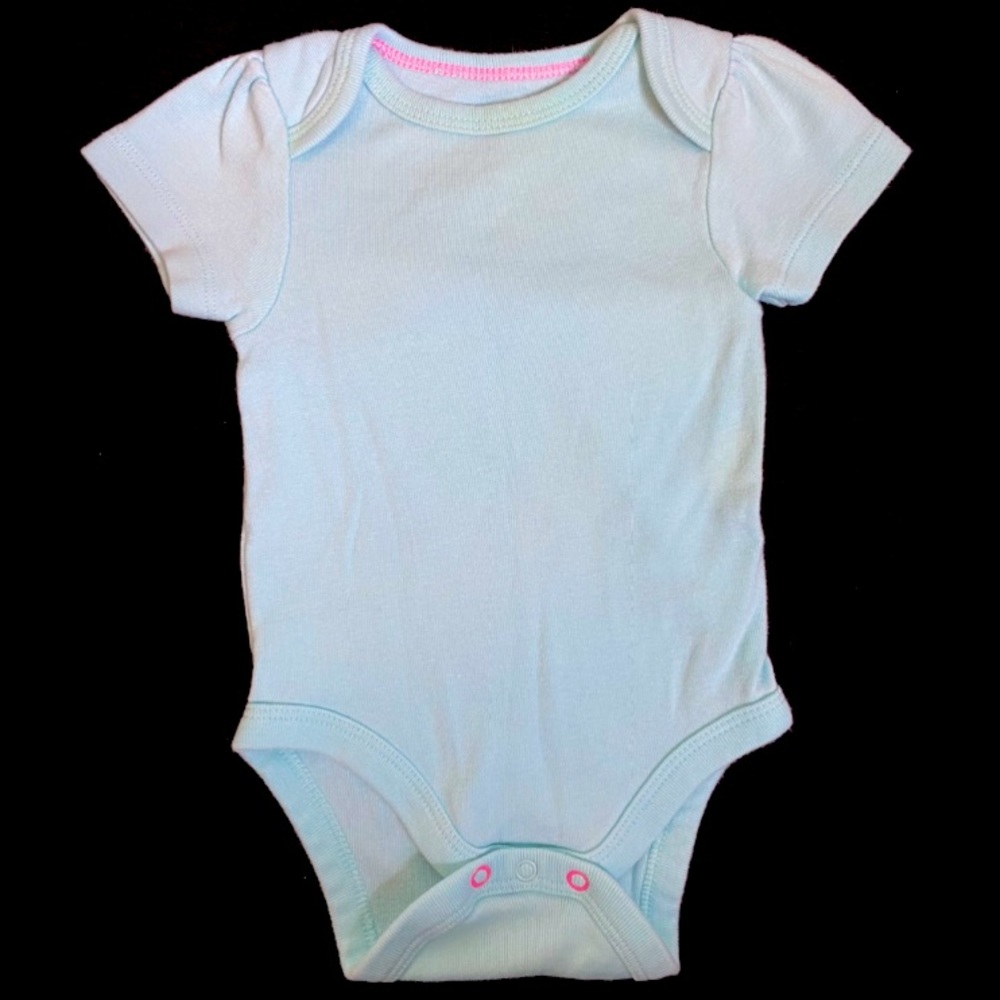 Cloud Island Pale Blue Onesie 0-3 Months